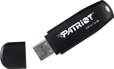 Obrázek produktu pro Patriot Memory Xporter Core, 32 GB, USB Typ-A, 3.2 Gen 1 (3.1 Gen 1), 80 MB/s, Čepice, Černá