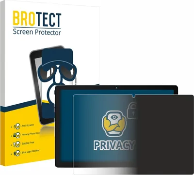 Produktbild von BROTECT Sichtschutzfolie für Yicty MB1001 10.1" Anti-Spy Privacy Sichtschutz Blickschutz Folie Blaulicht-Schutz