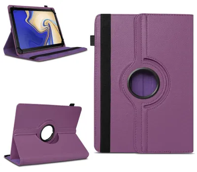 Produktbild von Tablet Hülle Samsung Galaxy Tab S4 10.5 Tasche Schutzhülle Case Cover DrehbarFarben:Lila