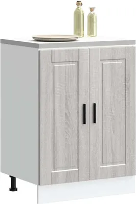 Produktbild von "2026 Promotion" Küchenunterschrank - Sideboard Küche - Porto Grau Sonoma Holzwerkstoff - Mehrzweckschrank CC31322