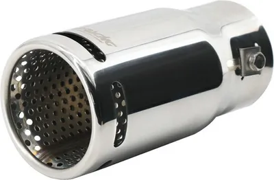 Produktbild von Simoni Racing TRX/104 Auspuffblende Endrohr Blende Ø76mm 130mm Rund Gerade Edelstahl