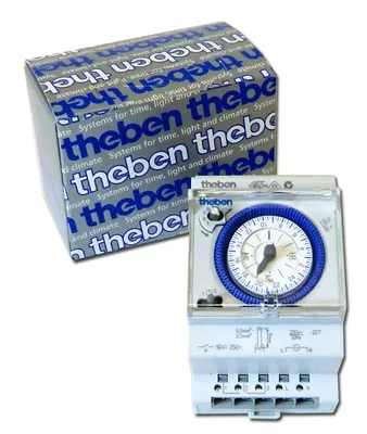 Produktbild von Theben Analoge Zeitschaltuhr, Tagesprogramm, 1 Kanal, 3TE, Netzsynchron, 1 Stk.
