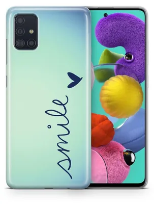 Produktbild von Handyhülle Schutzhülle für Samsung Galaxy S3 Mini Case Cover Tasche Bumper Etuis TPU, Modell:Samsung Galaxy S3 Mini, Motiv auswählen:Smile Blau