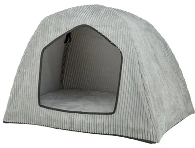 Produktbild von TRIXIE Orthopädische Hundehöhle Jonna - hellgrau - 75 × 55 × 55 cm