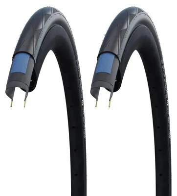 Produktbild von 2x Schwalbe Durano DD 25-622 schwarz-graphit Faltreifen DoubleDefense 700x25C