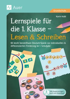 Produktbild von Lernspiele für die 1. Klasse - Lesen & Schreiben