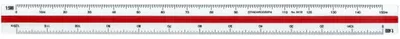 Produktbild von Standardgraph Dreikantmaßstab Architect, 30 cm 1:100/1:200/1:250/1:300/1:400/1:500