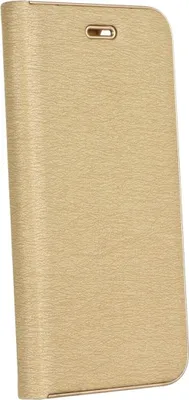 Produktbild von König Design Hülle kompatibel mit Samsung Galaxy A22 5G Kunstleder Handyhülle - Handy Case Gold