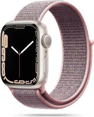 Zdjęcie produktu dla Tech-Protect Nylon Apple Watch 6 / 7 / 8 / 9 / 10 / Se (40 / 41 / 42 Mm) Pink Sand