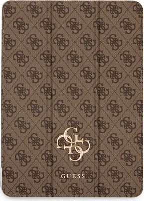 Produktbild von Guess Book Cover Schutzhülle Cover für Apple iPad Pro 11.0 2022/ 2021 / 2020 Braun mit Muster