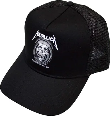 Obrázek produktu pro Metallica - "In Vertigo" Trucker Cap for Men/Ladies Uni RO12620 (One Size) (Black)