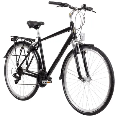 Produktbild von Dallas Bike Trekkingrad Herren 28 Zoll - Schwarz - Aluminiumrahmen L 20" - Shimano 21-Gang