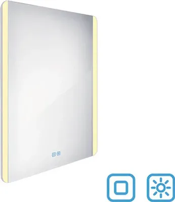 Zdjęcie produktu dla Lustro LED z oświetleniem Nimco ZP 17000 60 x 80 cm IP 44