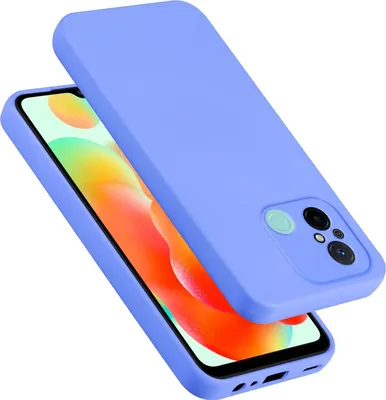 Obrázek produktu pro Cadorabo pouzdro pro Redmi 12C kryt silikonový kryt mobilního telefonu kryt z tekutého silikonu, odolný proti poškrábání a nárazům ochranný kryt pro Redmi 12C