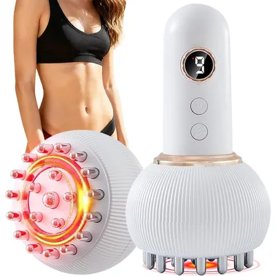 Produktbild von Lymphdrainage-und Anti-Cellulite-Massagegerät für Beine,Arme u Bauch,reduziert Dehnungsstreifen u Cellulite,mit sanfter Wärme- und Vibrationsfunktion