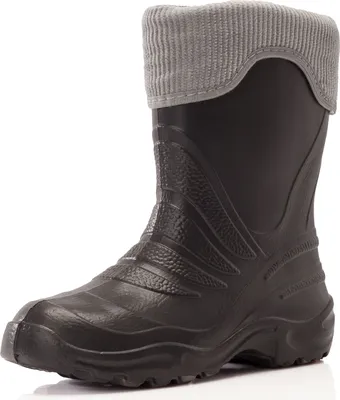 Produktbild von Ladeheid Kinder Mädchen Jungen federleichte Eva Thermo Gummistiefel gefüttert LA-861 (Graphite/Grau, 28/29)