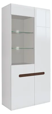 Produktbild von Geschirrschrank Darrel mit 2 Türen, Weiß, 193cm