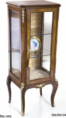 Zdjęcie produktu dla Casa Padrino Gablota barokowa 50 x 39 x h. 124 cm - Gablota - Gablota do salonu
