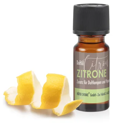 Produktbild von 10 ml Duftöl Zitrone für Potpourris & Duftlampen