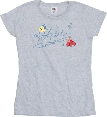 Produktbild von Disney - "The Little Mermaid" T-Shirt für Damen BI26401 (L) (Grau)