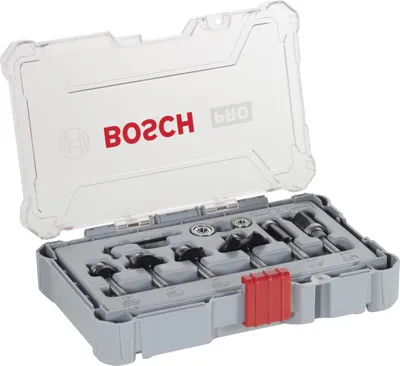 Produktbild von PRO Kantenfräser-Set, Schaft 1/4", 6-tlg