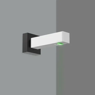Produktbild von Artemide Gehen - Wandmontage - leichtes Messer - grünes Licht - schwarz T4503LG030