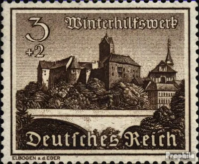 Produktbild von Briefmarken Deutsches Reich 1939 Mi 730 postfrisch Winterhilfswerk: Bauwerke