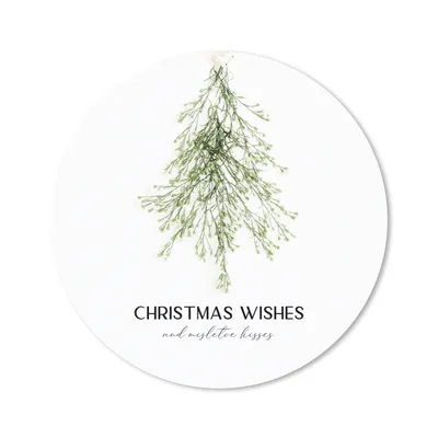 Produktbild von MuchoWow® Mauspad Mousepad Winter - Baum - Mistelzweig 30x30 cm - Mousepads - Maus Mat - Pad - Mausunterlage - Tischunterlage - Schreibtischmatten