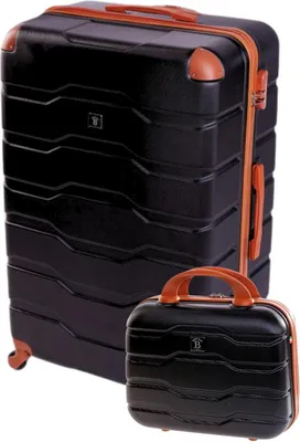 Produktbild von Reisekoffer BERTOO Firenze - schwarz Set 2in1 3XL