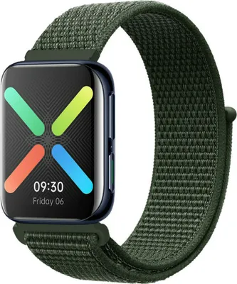Produktbild von Strap-it Oppo Watch Nylonarmband (Grün)