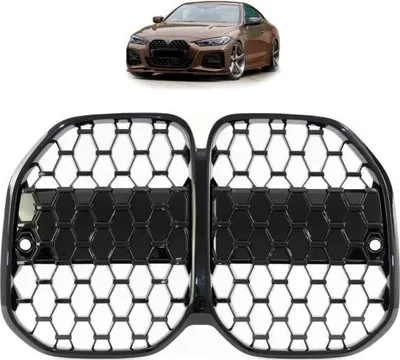 Immagine prodotto di Griglia anteriore Sport-Performance nera lucida senza ACC, compatibile con BMW Serie 4 G22 G23, anche M