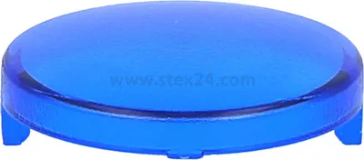 Produktbild von Georg Schlegel Kalotte, gewölbt transparent Farbe blau Ausführung beschreib- und beleuchtbar - 1 Stück