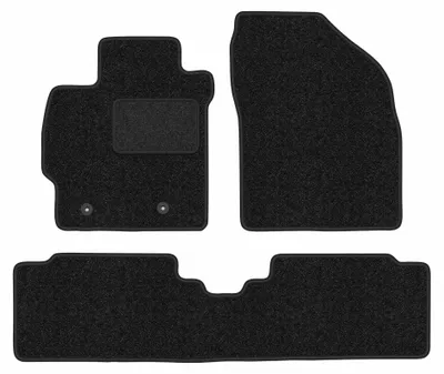 Image de Tapis de sol en moquette pour Toyota Auris I 2006-2013 (à hayon) – jeu 4 pièces, anthracite, sur mesure – Wielganizator ANTHRA