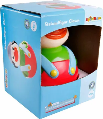 Produktbild von SpielMaus Baby Stehauffigur Clown