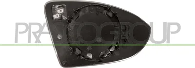 Produktbild von PRASCO Spiegelglas Außenspiegel Links für VW Golf VII Schrägheck (5G1, BQ1, BE1, BE2) Beheizbar Asphärisch VG4007504