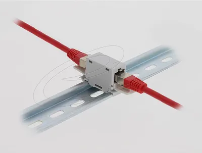 Obrázek produktu pro DeLOCK 90768, Plochý, Šedá, RJ-45, RJ-45, Samice, Samice