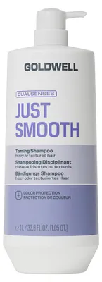 Produktbild von Goldwell Just Smooth Taming Shampoo 1000ml - Shampoo gegen krauses Haar, KI-generiertes Bild