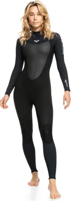 Produktbild von Roxy Prologue 3/2 Mm Neopren-anzug Mit Langen Ärmeln Und Reißverschluss Am Rücken Für Damen Schwarz 2 Frau Schwarz 2