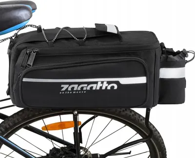 Zdjęcie produktu dla Torba rowerowa sakwa na bagażnik kufer pojemna torba na rower ZAGATTO