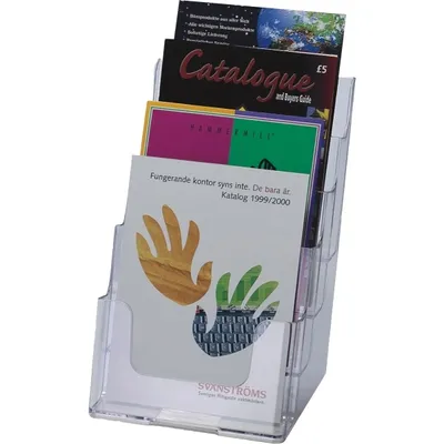 Produktbild von Deflecto 77901, 4 Regale, Transparent, 254 mm, 171 mm, 159 mm
