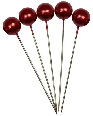 Productafbeelding van Corderie Italiane 006042457, decoratieve spijkers, diameter: 6 x 65 mm, 100 stuks, rood
