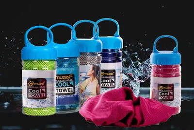 Obrázek produktu pro Ice Towel, Cool Down Towel Ledový chladicí ručník pro sport a fitness Sportovní ručník 5 kusů