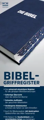 Produktbild von Bibel-Griffregister blau