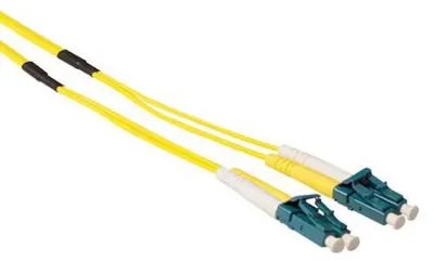 Image de ACT 20 mètres de câble à fibre optique monomode 9/125 OS2 duplex renforcé avec connecteurs LC