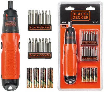 Image de Visseuse sans fil avec embouts inclus BLACK+DECKER A7073
