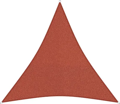 Produktbild von sunprotect 83215 Professional Sonnensegel, 5 x 5 x 5 m, Dreieck, wind- & wasserdurchlässig, rot