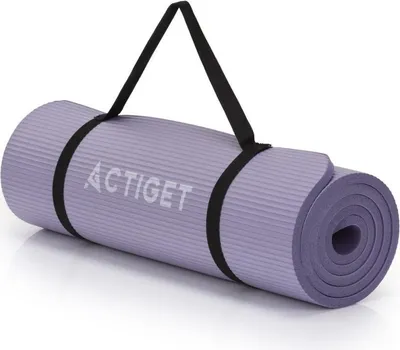 Obrázok produktu pre ACTIGET podložka na jogu, cvičenie, protišmyková, 183 x 61 cm, podložka na pilates, fialová