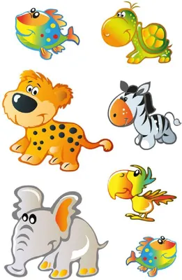 Produktbild von HERMA 15043 10x Sticker DECOR Tierkinder