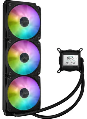 Obrázok produktu pre ASUS Prime LC 360 ARGB LCD, Vodné chladenie typu všetko v jednom, 12 cm, Čierna