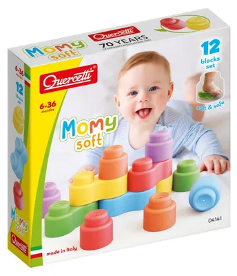 Immagine prodotto di Quercetti Momy Blocchi da costruzione morbidi, 12dlg.